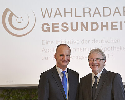 Friedemann Schmidt, Mathias Arnold (v. l., Foto: ABDA/Hinz)