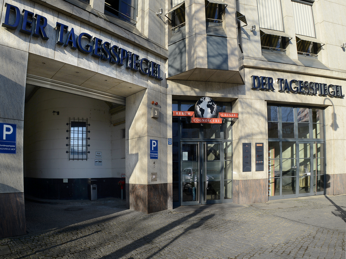 Redaktionsbesuch beim "Tagesspiegel"