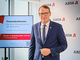 Thomas Preis bei der Pressekonferenz zum Deutschen Apothekertag 2026